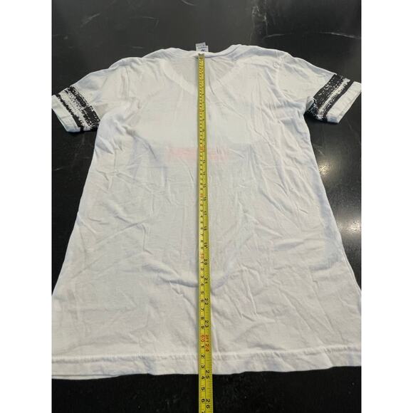 Cheer Mom  SM t-shirt Glam "GHS Cheer" black and white 100% Cotton - Picture 4 of 11